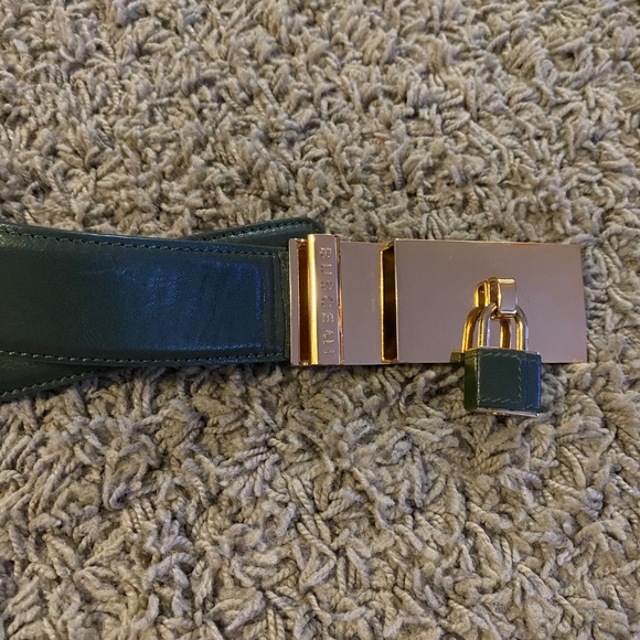 Olive Green Buscemi Belt with Extra Locks 105/42 - Picture 3 of 6